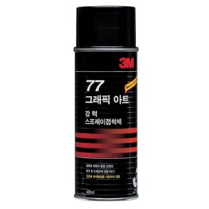 3M 스프레이 본드 뿌리는 접착제 77 강력고정용 455ml