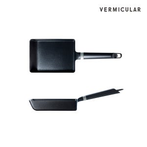 사각팬 에그&토스트팬 주물 프라이팬 법랑 계란말이팬 인덕션 무쇠 후라이팬 19cm, 메탈