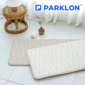 파크론 PVC 다용도 양면 주방매트 싱크대 부엌 욕실 현관 12T 더블헤링본 특대 1P