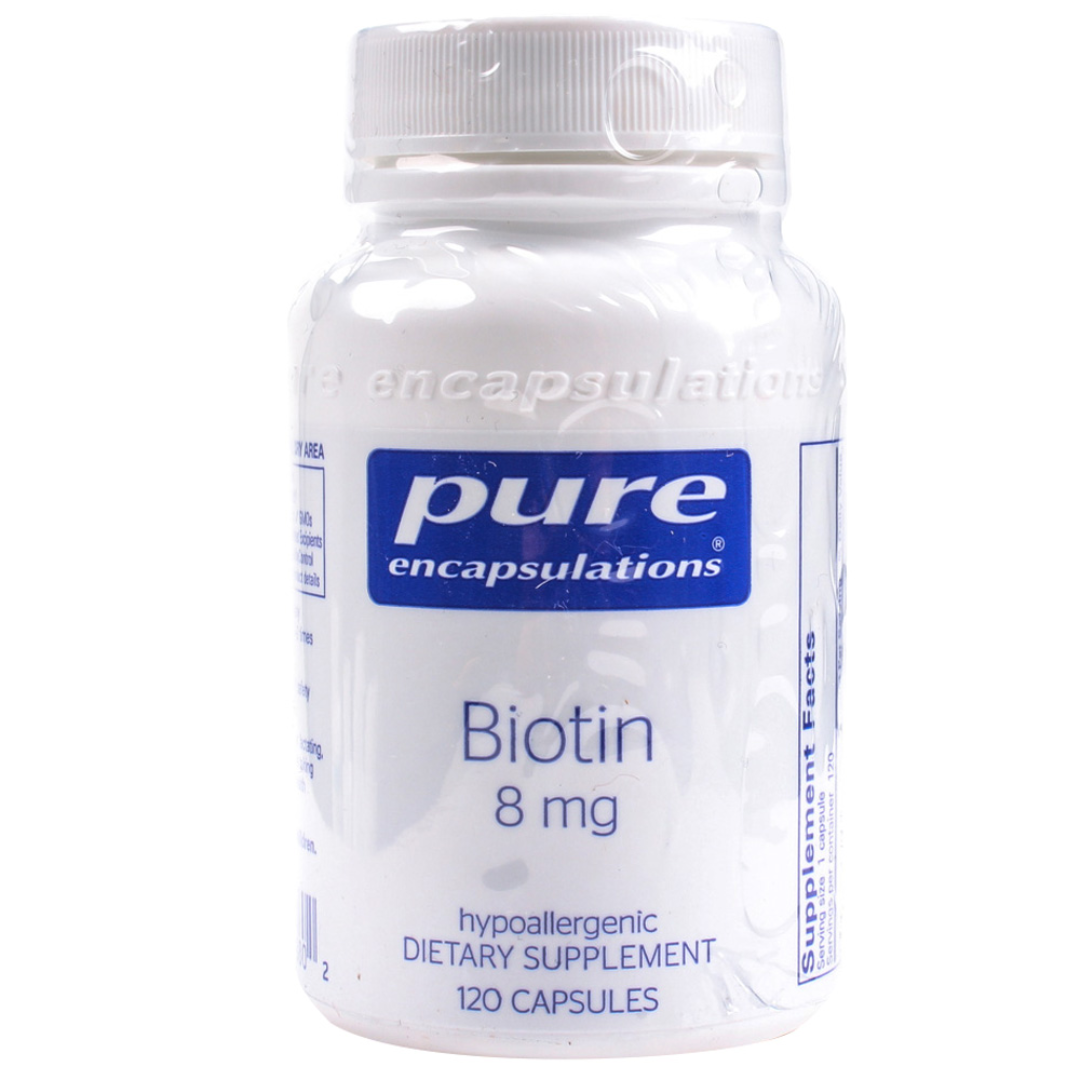 퓨어인캡슐레이션 <b>비오틴</b> 8mg 120 캡슐