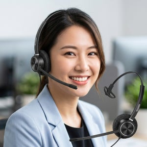 텔레그로 H30 헤드셋 고급형 전문 상담용 콜센터 상담원 업무용 전화용