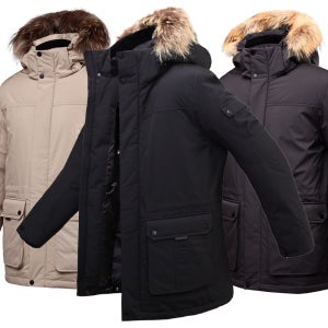 겨울 천연 라쿤퍼 구스다운 야상 패딩점퍼 MOD3504