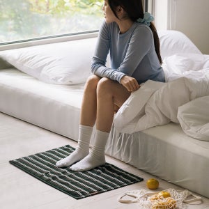 디어리얼 물흡수 좋은 푹신한 호텔 타올 면 발매트 베스 부엌 주방 씽크대 현관 가든그린
