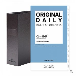 프랭클린플래너 26년 오리지날 1D2P 리필세트 CO-1월 사용기간:26년1월~12월 LOGROG