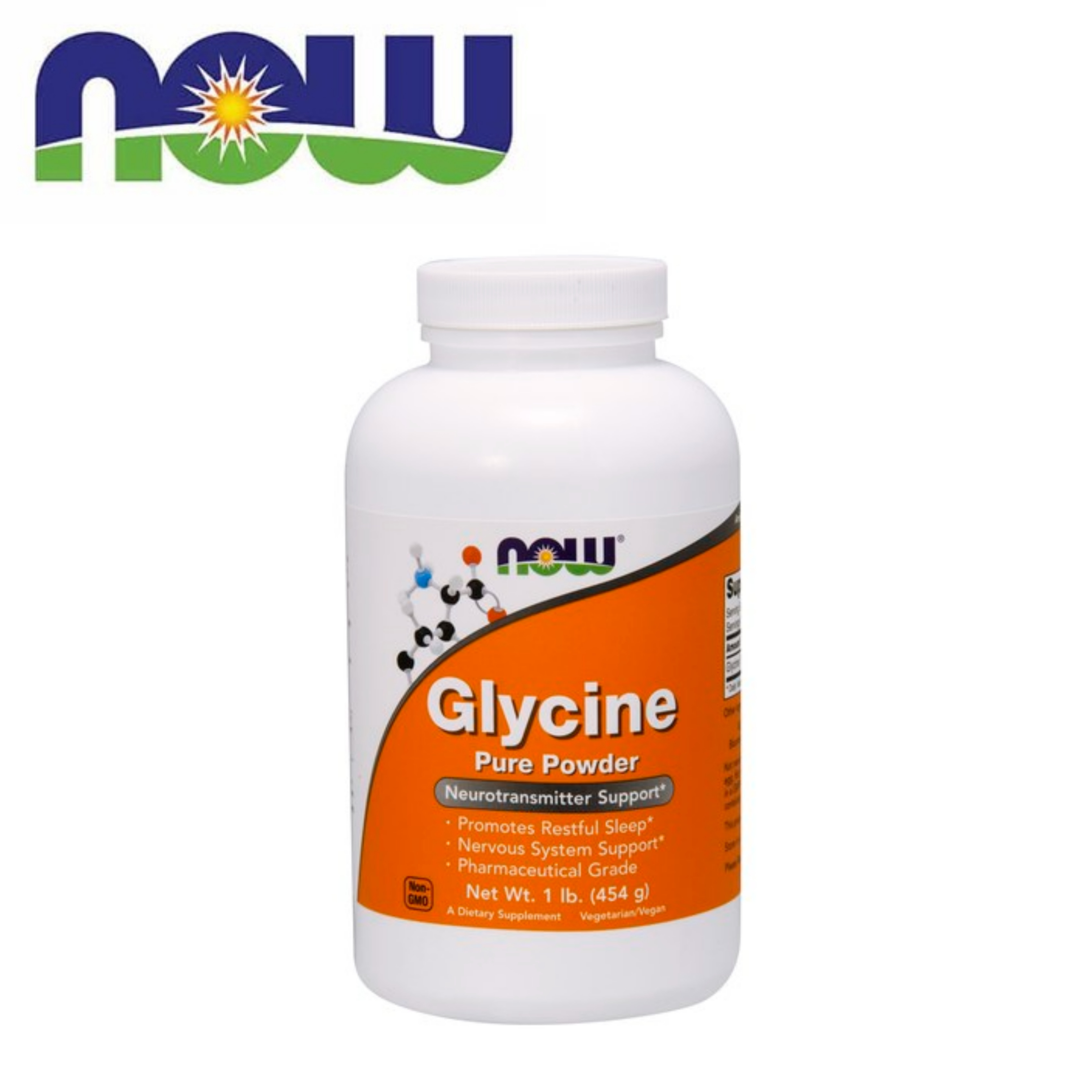 나우푸드 글라이신 <b>글리신</b> 퓨어 <b>파우더</b> 454g