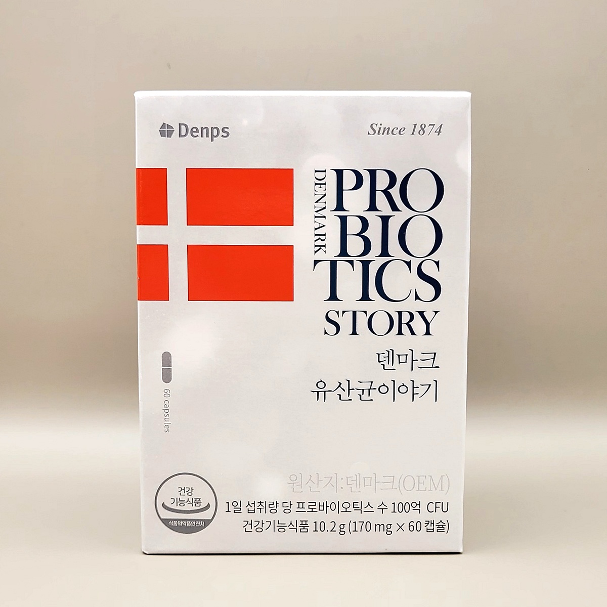 덴프스 덴마크 유산균 이야기 170mg x 60캡슐