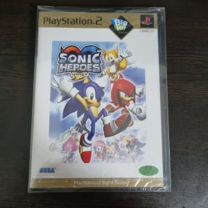 새제품 PS2 소닉 히어로즈 빅히트판 정발 샘플판(신품 밀봉) 초레어 / 플스2
