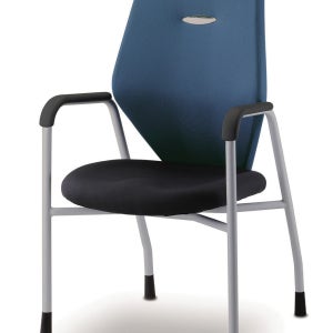 사무용의자 작업실의자 소라색 사무의자 난초회의용고정 NC-207