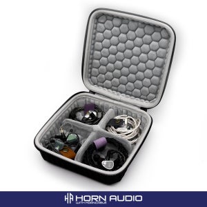 4구 이어폰 칸막이 파우치