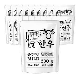 한남동 휘카레 한우카레 순한맛 230g 20개