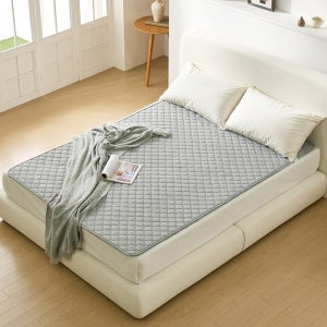 Inoq 촉감좋은 전자파EMF인증 카본 탄소매트 전기요 네츄럴그레이/전기매트 거실전기장판 차박 캠핑전기요