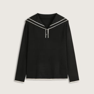 여성 골프니트 세일러 카라 긴팔 여성골프웨어 골프복