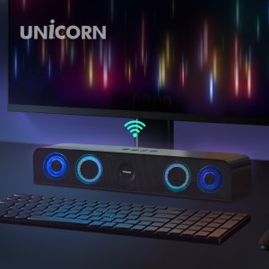유니콘 SB-500BT 블루투스 LED 사운드바 듀얼유닛스피커 FM라디오 MP3기능