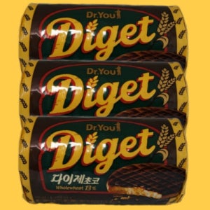 오리온 닥터유 다이제 초코 학교 회사 간식 8개PBz