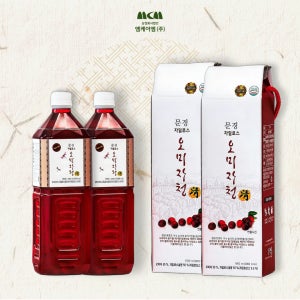 문경 자일로스 오미자청 1L x 2개