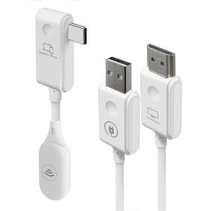 PJM-WLC1 무선 동글이 송수신기 USB-C타입 PC 무선미러링 노트북 셋탑박스 최대 30m 무선연결