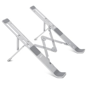 라온 알루미늄 초경량 접이식 2단 노트북 거치대 맥북 휴대용 스탠드 받침대