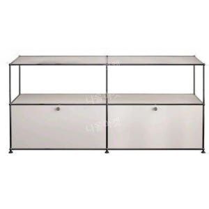 비교 불가 최고급 모듈 가구 스테인레스 스틸 고품격 침대 옆 테이블 캐비닛 A타입 화이트 서랍형 (완제품) 완성형