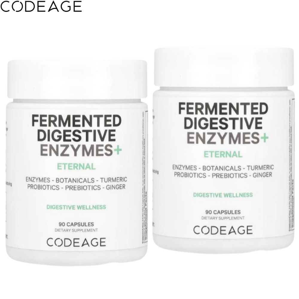 1+1 코드에이지 <b>발효 효소</b> 다이제스티브 엔자임 90캡슐 <b>유산균</b> 아밀라아제 프로테아제