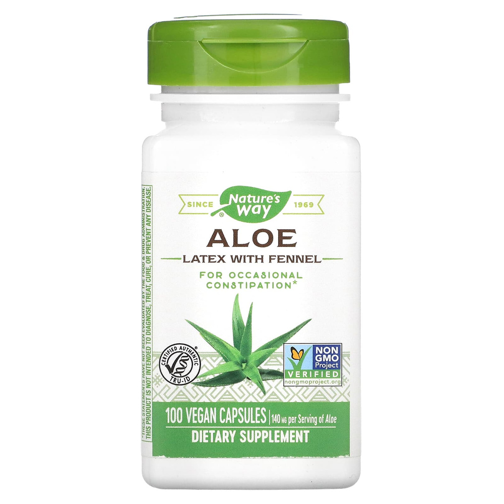 네이처스웨이 <b>알로에</b> Latex 회향 140mg 100캡슐