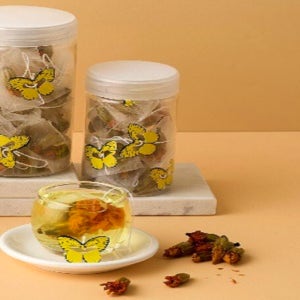 지리산자락 남원 곰재강정 꽃차 국산 100% 피어나다 마리골드차 (메리골드차) 2병