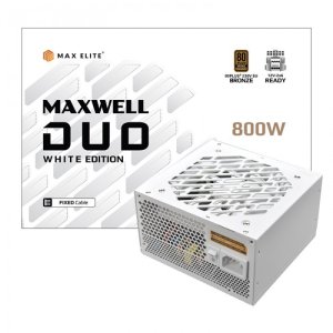 맥스엘리트 MAXWELL DUO 800W 80PLUS브론즈 플랫 화이트