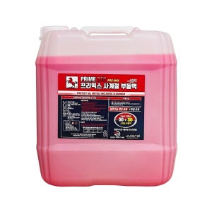 말표 물없이 바로쓰는 50:50 프리믹스 프리미엄 사계절 부동액 빨강 18L / 차량용 냉각수 / MALPYO