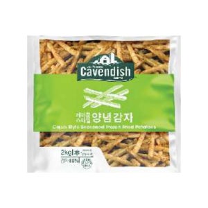 카벤디쉬 케이준 양념감자튀김2kg 슈스트링 에어프라이어 냉동 대용량 업소용