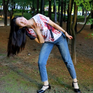 할로윈 블러디 호러 티셔츠 (여성용) - 단체 티 좀비 코스프레 분장 특이한 그래픽