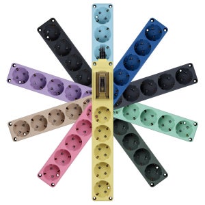 멀티탭 고용량 국산 누전차단 현대 오브제 에어컨 5구 1.5M 4000W