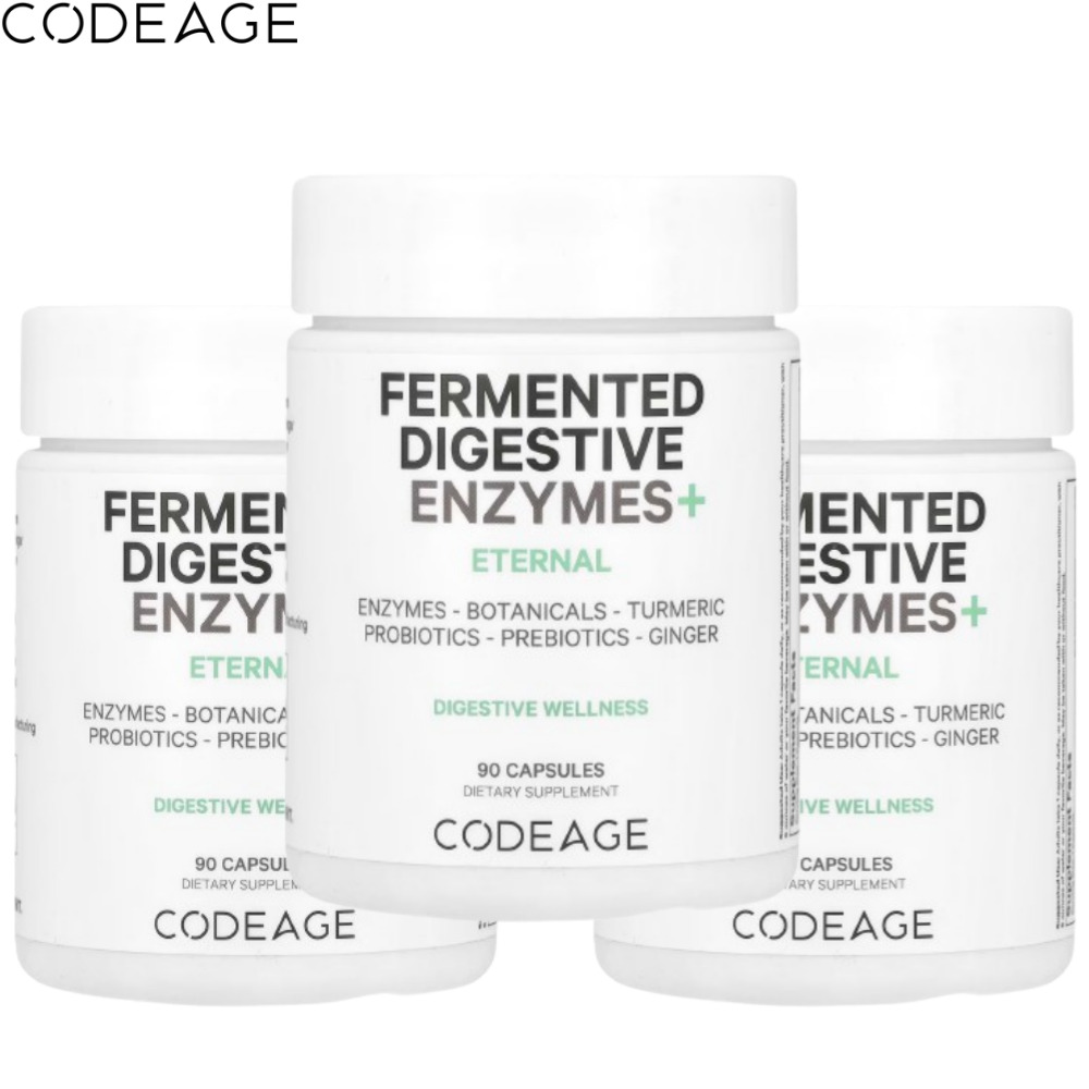 2+1 <b>발효 효소</b> 다이제스티브 엔자임 90캡슐 <b>유산균</b> 아밀라아제 프로테아제 코드에이지