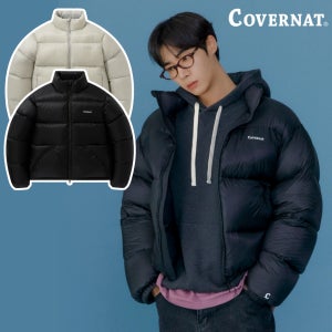 커버낫 추영우 숏패딩 덕다운 점퍼 스몰로고 씨빅 시어 립스탑
