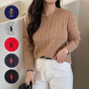 [백화점] 폴로 랄프로렌 보이즈 꽈배기 니트 케이블 스웨터