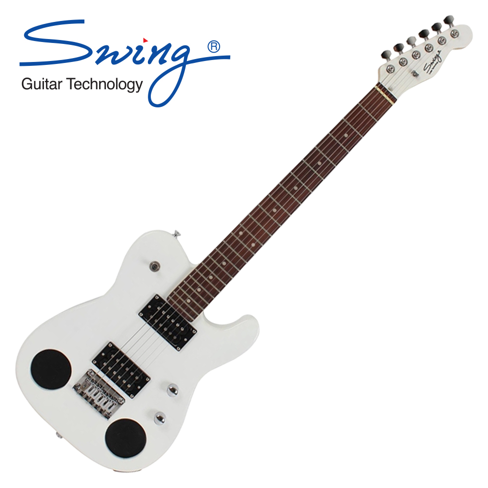 Swing 스윙 TEM-1 (WHITE) 스피커 내장 미니 텔레캐스터 입문용 일렉 기타