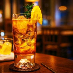 [타지마글라스 코리아] 후지산 에도글라스 하이볼 칵테일바 홈바텐딩 TAJIMA GLASS