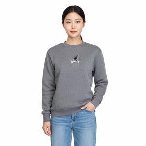 캉골 맨투맨 그레이 남녀공용 K96215 빅로고