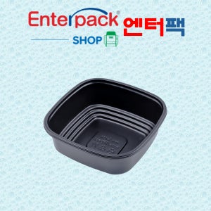 엔터팩 PSW-15156 블랙 (1200개입) 포장 배달 실링 사각 1515용기