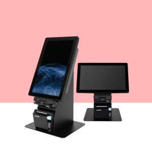 대형 포스기 카드 전용 카페 식당 음식점 무인 매장 비대면 셀프 결제 계산대 키오스크 K-156D