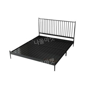 북유럽 철제 침대틀 더블 침대프레임 고급 조립식 프레임 블랙 고급 프레임 1000mmx1900mm