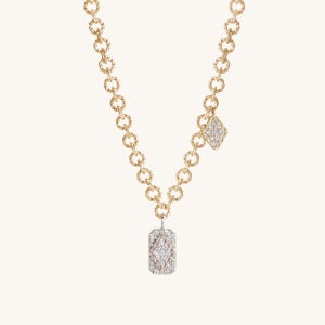 14k18k 리비에라 더블펜던트 목걸이