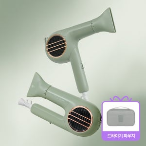 JMW 컴팩트 접이식 드라이기 에어플립 MCF5A01A+휴대용 파우치