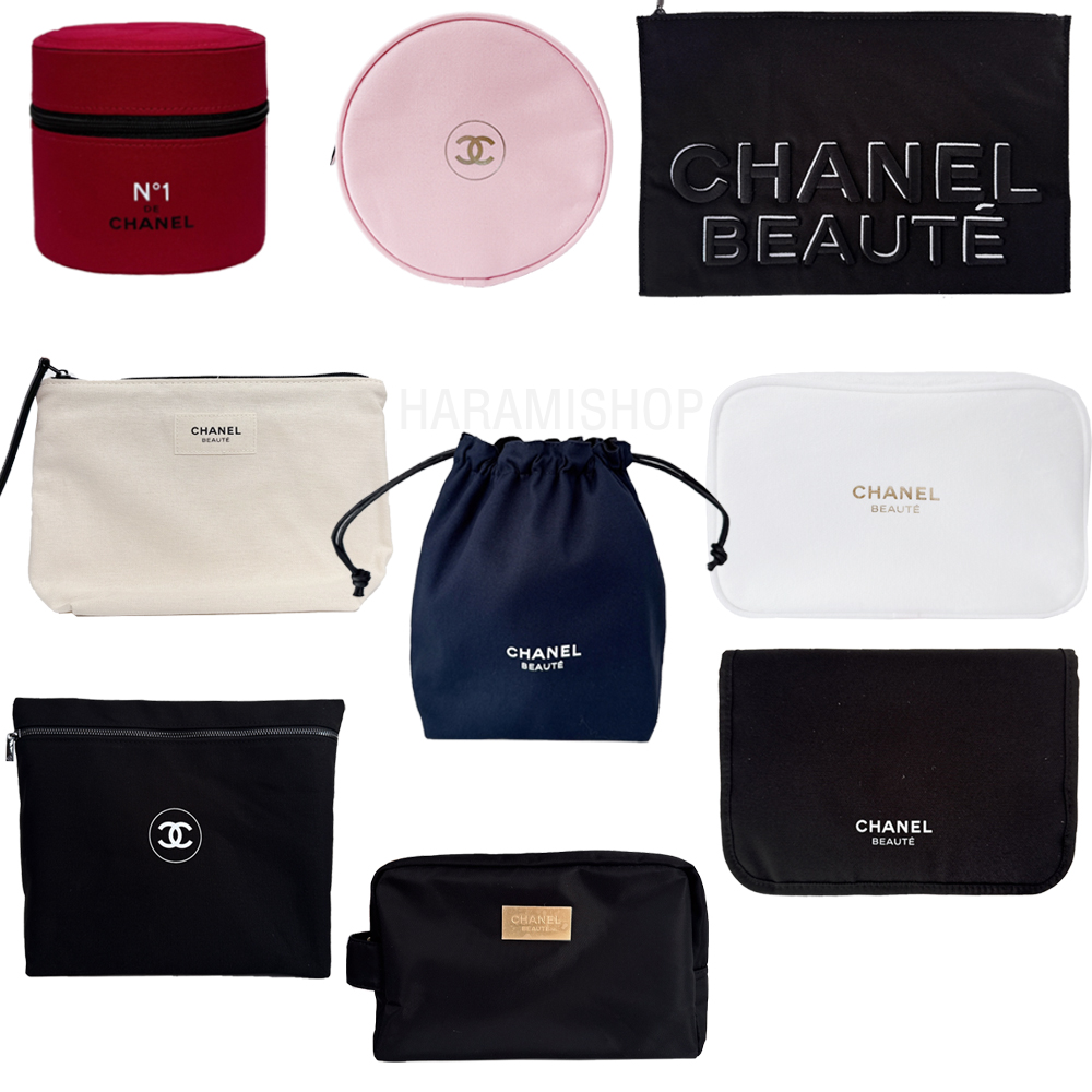 샤넬 핑크 파우치 까멜리아 파우치