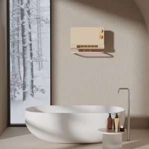 한일전기 24년 신제품 욕실 화장실 방수 온풍기 기계식 허니베이지