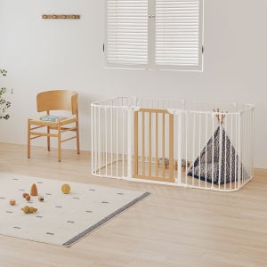 루보펫 강아지울타리 접이식 애견 울타리 펜스 반려견 휀스 철장 네이처 안전문