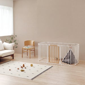 루보펫 강아지울타리 접이식 애견 울타리 펜스 반려견 휀스 철장 네이처 출입문