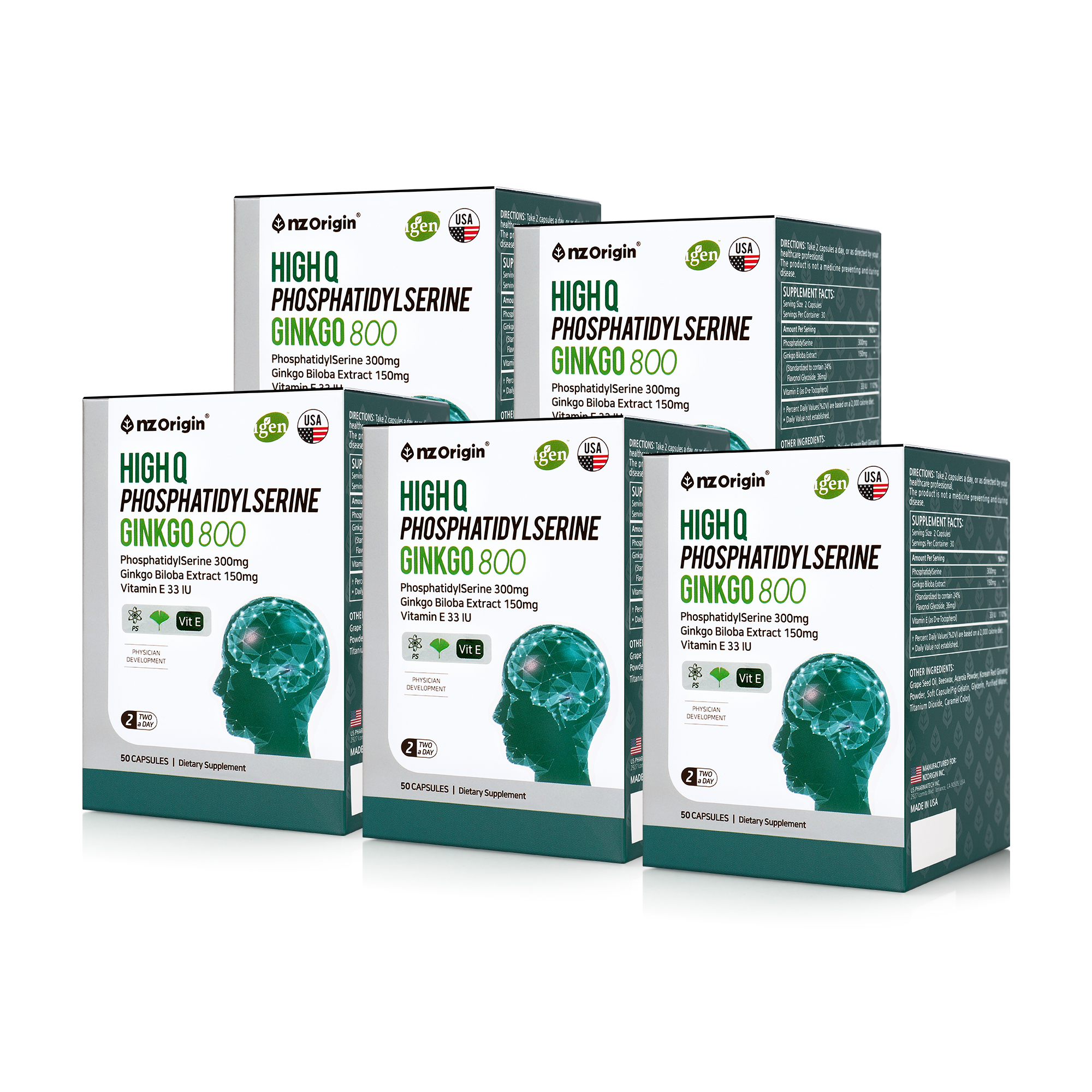 하이큐 포스파티딜세린 징코 800