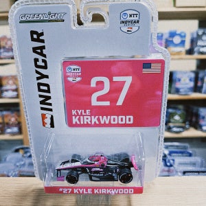 미국 그린라이트 NTT 레이싱카 핑크 Kyle Kirkwood 1:64 다이캐스트 자동차