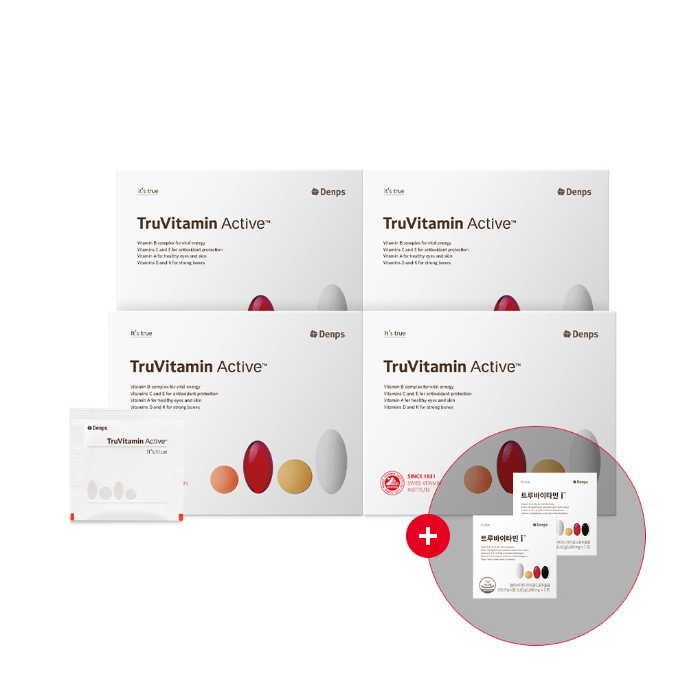 덴프스 트루바이타민 액티브 4박스/4개월