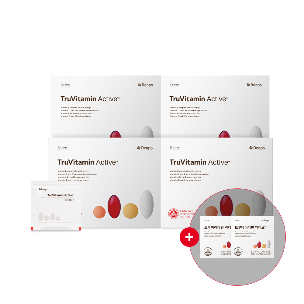 덴프스 트루바이타민 <b>액티브</b> 4박스/4개월