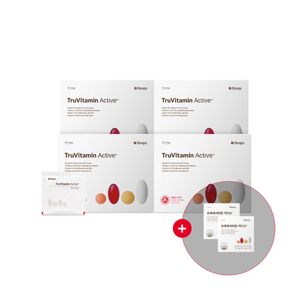 덴프스 트루바이타민 <b>액티브</b> 4박스/4개월